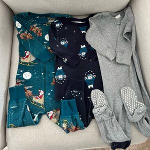 Hanna Andersson Kids Pajama Sets - Teal, Navy, Gray